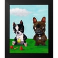 thumbnail image 2 of Rubenacker, Brian 15x18 Black Modern Framed Museum Art Print Titled - Boston and Frenchie, 2 of 5