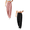 Z Black+Pink, variant on Sunnin Women's Pants Casual Wide Leg Trousers Drawstring Elastic Waist Relaxed Fit with Side Pockets