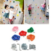 10 Ninja Tree Climbing Holds for Kids Climber, Adult Climbing Rocks  for Outdoor Ninja Warrior Obstacle Course Training