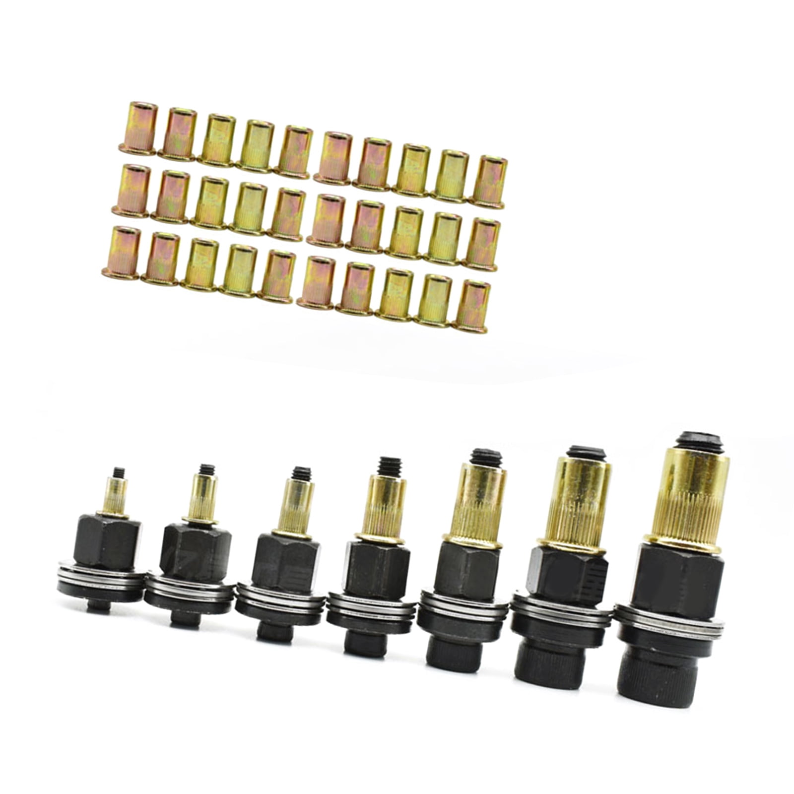 Carbon Steel Rivet Nut Tool Set Manual Riveter Nutting Accessory Easy Install Enduring