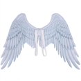 thumbnail image 3 of Alas de ángel Grandes, alas de Hadas 3D Disfraz de Disfraces Fiesta de Halloween Mardi Gras Cosplay Alas para Adultos Hombres Mujeres Ni?os Ni?os Accesorios de decoración de(50*29*1cm-Blanco) Ecomeon no, 3 of 6