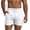 White, variant on JTSRKL Mens Quick Dry Mesh Liner Shorts Drawstring Gym Side Pockets Breathable Short Pants Lightweight Summer Workout Training Sport Bottoms