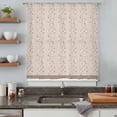 thumbnail image 5 of Beige Pink Floral Sheer Curtains 84 Inches Long, Spring Flowers Light Filering Curtains, Breathable Simi Curtain Privacy Drapes for Living Room Bedroom Lightweight Window Treatment, 5 of 9