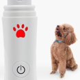thumbnail image 4 of Dog Nail Grinder 3 Speed Electric USB Rechargeable Quiet Pet Nail Trimmer with LED Light Painless Paws Grooming for Dogs Cats, 4 of 5