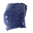 thumbnail image 4 of Women's Summer Ripped Jean Shorts Stretch Skinny Denim Shorts Beach Casual Women Shorts, 4 of 7