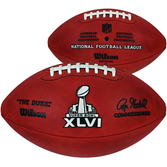 Super Bowl XLVI Wilson Official Game Football