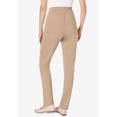 thumbnail image 2 of Woman Within Plus Size Knit Hassle-Free Pull-On Elastic-Waist Pants, 2 of 5