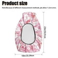 thumbnail image 7 of Uorisanigo Universal ATV Seat Covers Tropical Flower Leaf Pink Motorcycle Seat Cushion Cover Waterproof Protection Accessories Compatible with Most ATV Seats, 7 of 7