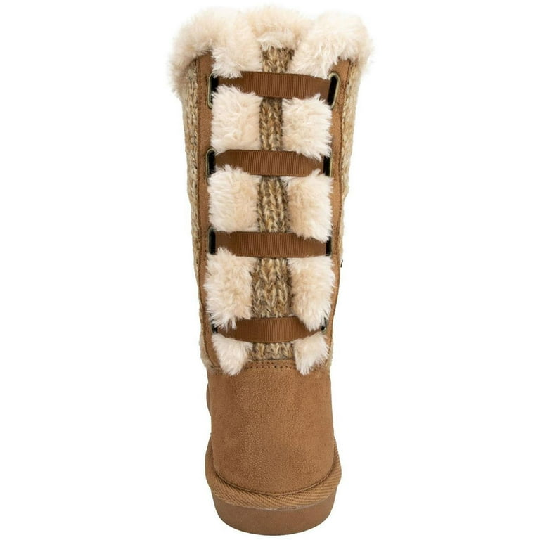 NIB Sugar Womens Panthea Microsuede Faux Fur buy Shearling Boots