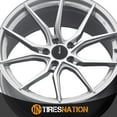 thumbnail image 5 of 20x8.5 Advanti Racing 80S Hybris Silver W/Machined Face Wheel 5x120 (37mm), 5 of 5