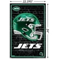 thumbnail image 3 of NFL New York Jets - Neon Helmet 24 Wall Poster, 22.375" x 34", 3 of 4