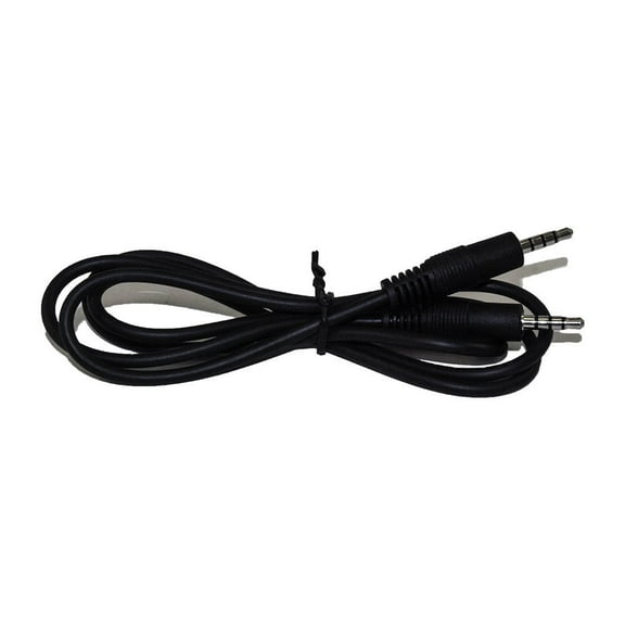 3ft 3.5mm 4 Conductor TRRS / 3 Band   Mic or Video Male to Male Cable