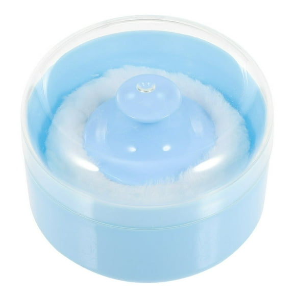 LOVEVER Ensemble de Contenants pour Poudre Corporelle Sans Talc avec Houppettes pour la Maison et les Voyages