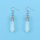 thumbnail image 1 of Xiao Hua Pendientes colgantes de chakras de cristal con punto de curación de piedra de cuarzo natural real, regalo para el día de San Valentín y el día de la madre, G, 1 of 4