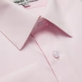 thumbnail image 2 of Gentlemens Collection Men's Slim Fit French Cuff Solid Dress Shirt - Colors Cufflink included, 2 of 2