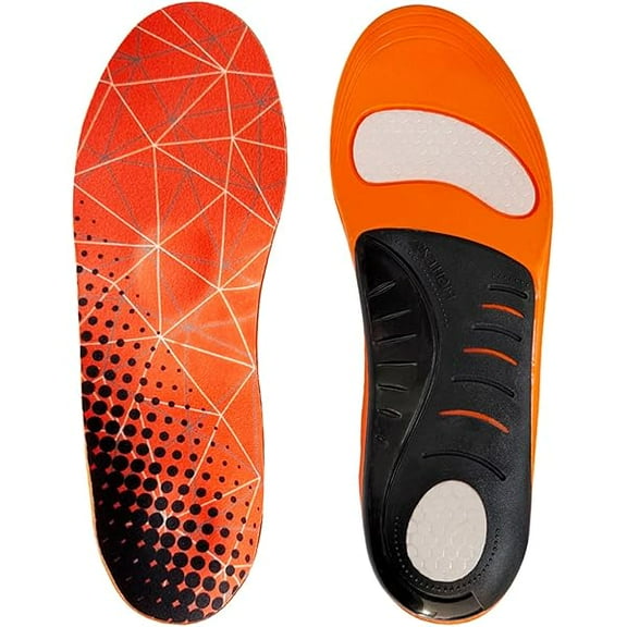 WEEKS Insoles for Hey Dude Men's and Women's Shoes Replacement, Footwear Inserts for Arch Support Inserts to Help Reduce Fatigue Cushion Shock Absorbing (L, Men 11-12.5/Women 12-13.5)