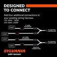 thumbnail image 3 of SYLVANIA - Four Output LED Wiring Harness Expansion Kit - 12V On Off Switch Power Relay, Blade Fuse, Off Road LED Work Light, Off Road Driving Light, Truck, Boat, ATV, UTV, SUV, 4x4 (1 PC), 3 of 6