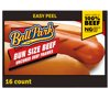 Ball Park Bun Size Beef Hot Dogs, 30 oz, 16 Ct
