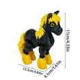 thumbnail image 2 of 4.84 inch 3D Printed Horse Models Movable Legs Flexible Joint Animal Figurines Stress Relief Fidget restlessness Surprise Fantasy Gifts (C,Red), 2 of 8