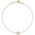thumbnail image 3 of 14K Yellow Gold Polished Captains Wheel 9In Plus 1In. Ext. Anklet Made In Indonesia ank285-9, 3 of 5