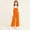 Orange, variant on SGFCWSX Girls Wide-Leg Suspender Pants, Kids School Pants Casual Button Daily Overalls Hot Pink Size 11-12 Years