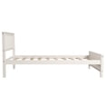 thumbnail image 4 of Gzxs Platform Bed Twin Size Wood Bed Frame, White, 4 of 9