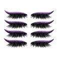 thumbnail image 2 of Delineador de ojos reutilizable y s de pestañas cinta Invisible Auto Púrpura Sunnimix Eyeliner Eyelash Stickers, 2 of 8