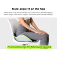 thumbnail image 4 of Serengeti Orthopedic Seat Cushion, Seat Cushion, Serene Sitz Cushion, Memory Foam Seat Chair Cushion, Pressure Relief Seat Cushion, Back Pain Relief, for Long-Term Office Car (Gray), 4 of 8