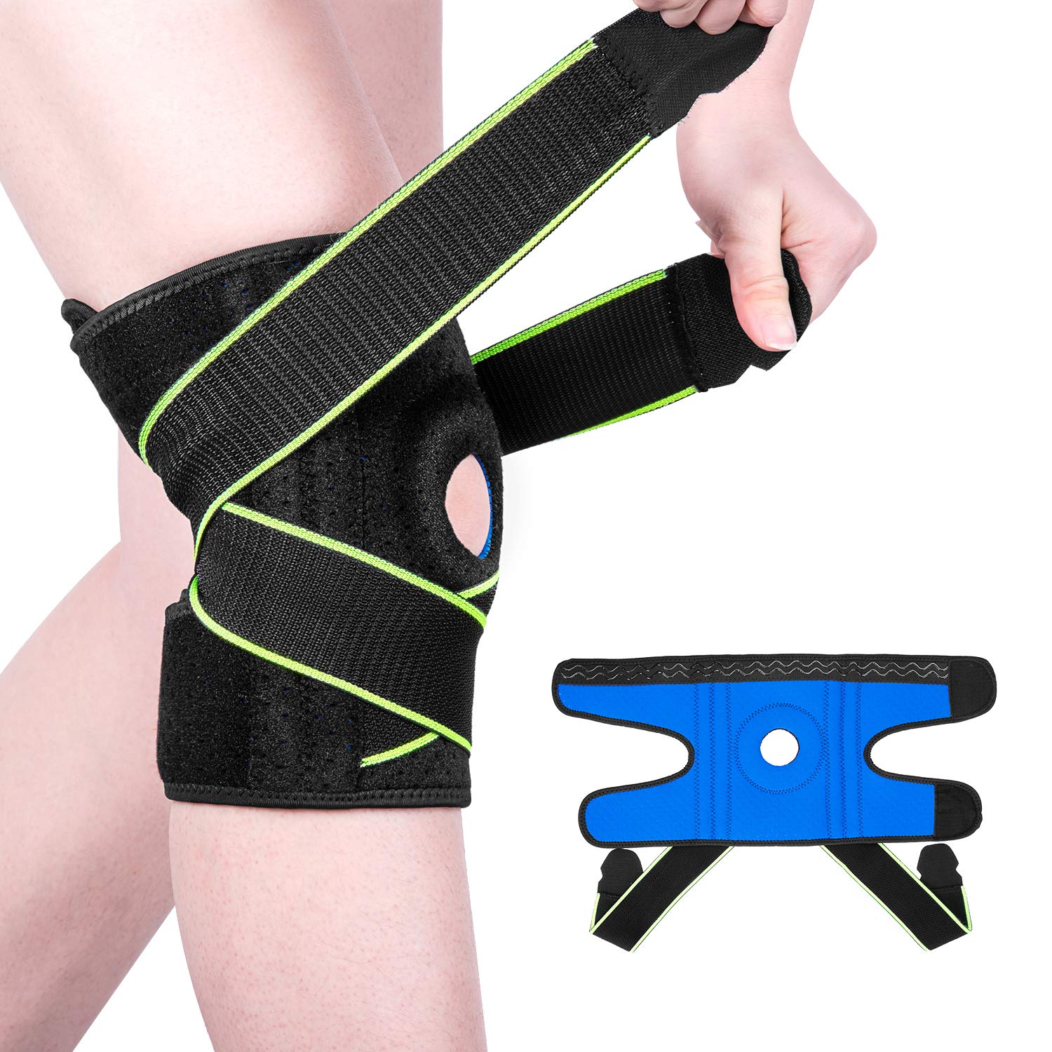Knee Brace for Arthritis Pain and Support with Side Stabilizers & Patella Knee