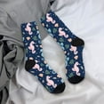 thumbnail image 5 of Disketp Seahorses And Plants Unisex Crew Socks Lightweight Breathable Ventilation Ankle Socks, Mid-calf socks for Daily, 5 of 6
