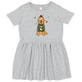 thumbnail image 3 of Inktastic Golden Retriever Christmas Girls Toddler Dress, 3 of 5