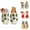 Green, variant on Slippers for Women 2025 Fall Winter Fruit Pattern Fleece Lined Plush Fuzzy Cozy Slip On Slides Indoor House Slippers