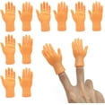 thumbnail image 1 of Paquete de 20 manitas, marionetas de dedo, dedo meñique, mini dedo, mano pequeña, mano izquierda, mano derecha, divertido juguete de broma con dedo, juego de broma, accesorio de grabación de vídeo, i, 1 of 4