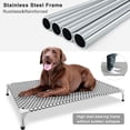 thumbnail image 3 of Cama para perros Kuntrust Elevated Elevated para mascotas, 54 kg, gris, 3 of 7