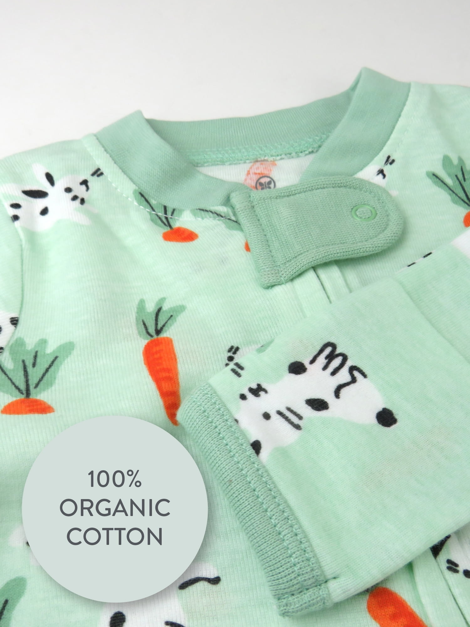 Honest Baby Clothing Organic Cotton Easter Baby Boy/Girl Sleep N Play, Sizes Newborn-9 Months