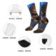 thumbnail image 5 of Balery Starry Night Charging Dinosaur Calcetas Largas con Estampado para Hombre y Mujer – Suaves y Transpirables, Talla Única (US 5-11), 5 of 6