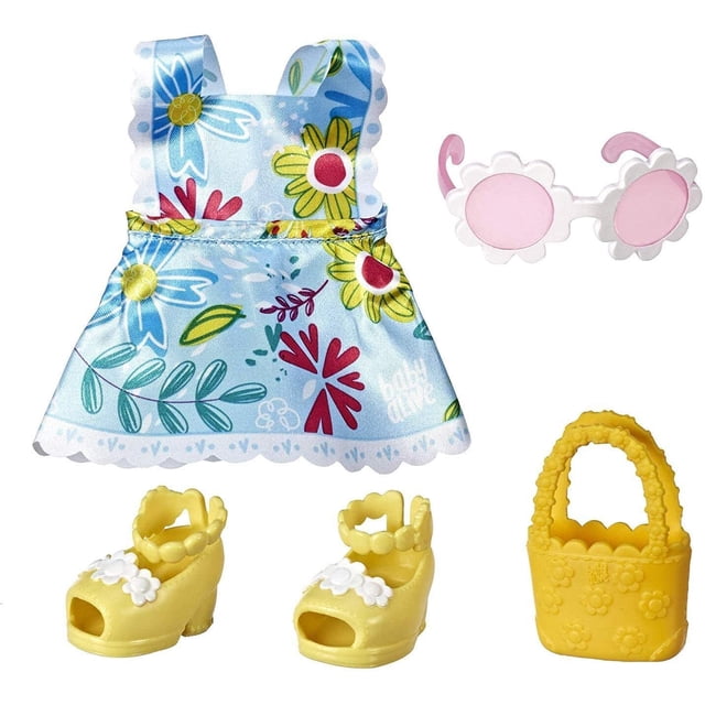 Traje Atuendo Baby Alive E7144AS00 para Muñecas Littles Diversión al Sol Baby Alive E7144AS00