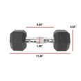thumbnail image 2 of CAP Barbell Coated Hex Dumbbell, Single 3 - 100 lb, 2 of 6