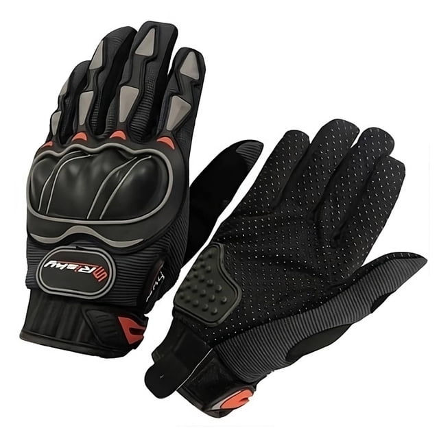 Guantes antiderrapante negro ALESSIA Proteccion Nudillos Talla XL
