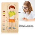 thumbnail image 1 of Human Body Structure Brick Toy, Durable Multilayer Brick Toy, Early Educational Intelligent Brick Toy For Boys Girls, 1 of 8