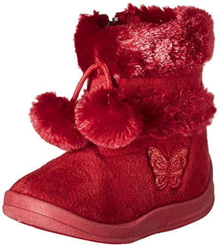 infant red boots