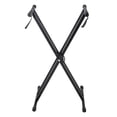 thumbnail image 1 of Qiilu Support de Clavier Double, Support de Clavier Portable Style X à Double Équerre pour Musique, Support d'Orgue Électrique à Hauteur Réglable, Support de Clavier de Piano, 1 of 8