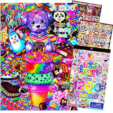 Lisa Frank Coloring & Activity Book with Stickers ~ Over 500 Stickers ...