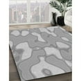 thumbnail image 2 of Ahgly Company Indoor Rectangle Patterned Silver Gray Area Rugs, 8' x 12', 2 of 6