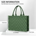 thumbnail image 3 of Large Capacity Tote Bag,Green Christmas Tree Pattern Handbag Fashion Luxury Tote Bag,15.7"x13"x 5.1" Inches,Laptop Compatible, 3 of 6