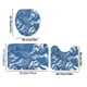 thumbnail image 4 of Bathroom Decor 3 Pcs Rug Set With ColorfulMarble Bathroom Set With AntiSlip Rug Toilet Lid Cover And U Shape Mat, 4 of 6