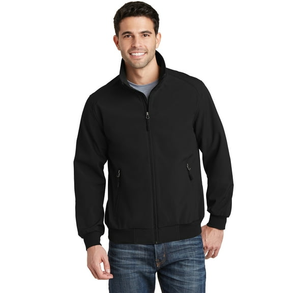 Port Authority Soft Shell Bomber Jacket-XS (Black)