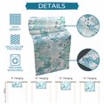 thumbnail image 6 of Ocean Coral Table Runner 90 Inches, Summer Nautical Coastal Coral Starfish Blue Green Bed Runner Dresser Scarves Tabletop for Indoor Outdoor Parties/Ceremony/Banquet, 13" x 90", 6 of 9