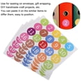 thumbnail image 2 of Minkissy 5 Sheets Number Bubble Stickers Assorted Color Waterproof Wrapping, 2 of 7