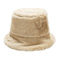 thumbnail image 1 of Gorro de peluche sencillo, gorro de pescador para otoño e invierno., 1 of 5